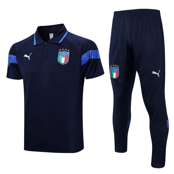 Polo Italia Conjunto Completo 2023-24 Azul 5